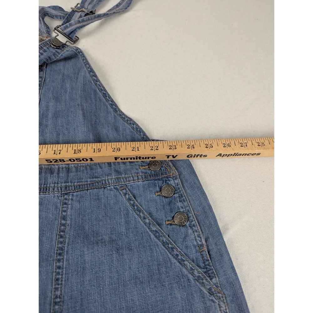 Torrid Womens Plus Size 20 Medium Wash Denim Shortalls Relaxed Fit Overalls - Picture 8 of 10